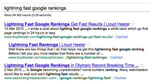 fast google rankings